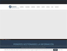 Tablet Screenshot of baratz.es